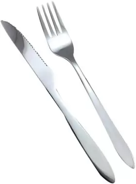 A206-fs Gizhome Stainless Steel Flatware Set Cutlery Of Knife Fork Soup Spoon Teaspo #2