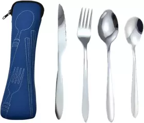 A206-fs Gizhome Stainless Steel Flatware Set Cutlery Of Knife Fork Soup Spoon Teaspo