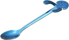 Glumes 711181172430 Cute Dog Spoon Long Handle Spoons Flatware Coffee Drinking Tools Kitchen Gadget