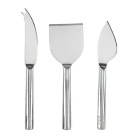 Goodcook 076753102322 3pc Set For Soft And Hard Cheeses Serve Silver