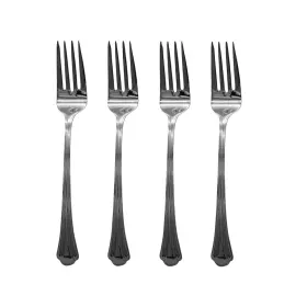 9192430-4 Gorham Nouveau 18/8 Stainless Steel 7 1/8 Inch Salad Fork Set Of Four