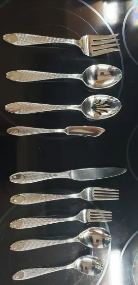 G5flow Gorham Fish Out Of Water Stainless 10 Place Settings