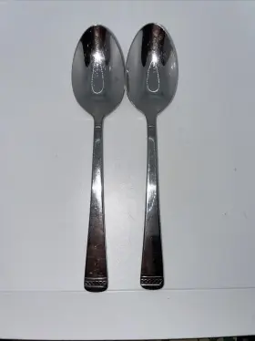6283197 Gorham Silver Lady Anne Signature Place Oval Soup Spoon Set Of 2 #2