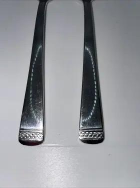 6283197 Gorham Silver Lady Anne Signature Place Oval Soup Spoon Set Of 2 #3