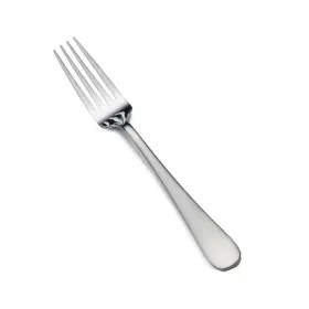 Gourmet Basics By Mikasa 044228038940 Satin Symmetry Stainless Steel Dinner Fork Set Of 10