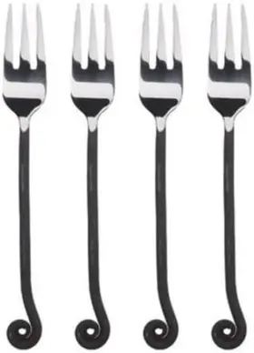 Gourmet Settings 313024637627 Gs Treble Clef 7 1/2 Inch Salad Fork Set Of Four