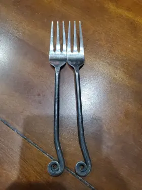 34-370 Gourmet Settings Set Of 2 Treble Clef 18/10 Stainless Steel 7-1/2 Inch Salad Fork