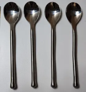 34-906 Gourmet Settings Exotique Platinum 18/10 Stainless Steel Minispoon Set Of Four
