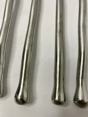 35-689 Gourmet Settings Exotique Platinum 18/10 Stainless Dinner Fork Set Of 4 #2
