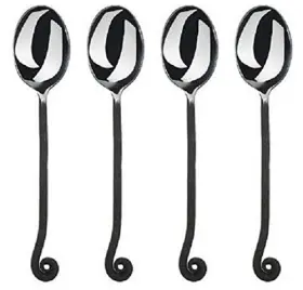 Gourmet Settings 425619385394 Gs Treble Clef 7 1/4 Inch Teaspoon Set Of Four
