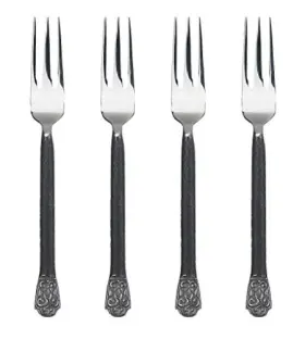 Gourmet Settings 426505253247 Gs Avalon 8 1/2 Dinner Fork Set Of Four