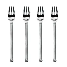 Gourmet Settings 624636349083 Exotique Platinum Cocktail Forks - Set Of 4