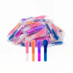 Gugowin Spoons40 40 Pack Color Changing Ice Cream Spoons 5.15 Inch Sturdy Plastic Ind