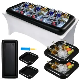 Yuu-halloscume-4320 Halloscume 3 Pcs Inflatable Serving Bar Set 72 Inch X 30 Large Ice Se