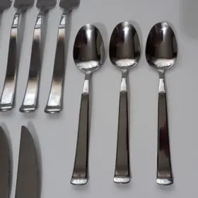 607z020wgb Hampton Forge Avenue 14-piece Flatware Lot. 6 Knives 5 Forks 3 Spoo #3