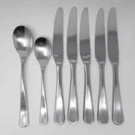 10584243 Hampton Silversmiths Stephanie Pattern Hsvstep Lot Of 7 Knives Spoons #2
