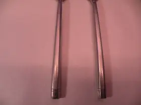 4419720 Hampton Silversmiths Set Of 2 Ritz-frosted Place Oval Soup Spoons 7 1/2 Inch Ga2 #3