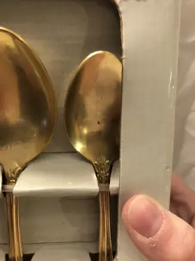 Hampton Silversmiths 733652203207 New In Box Versailles 24k Gold-plated Flatware For 20 By Silversmithswq2 #2