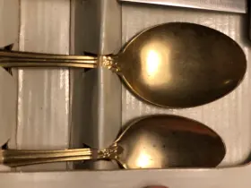 Hampton Silversmiths 733652203207 New In Box Versailles 24k Gold-plated Flatware For 20 By Silversmithswq2 #3
