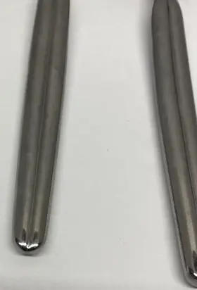 Hsv15 Hampton Silversmiths Stainless Ribbed Flatware Lot Of 2 Tablespoon Spoon #2