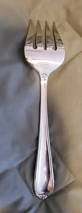 Hsv133 Hampton Silversmiths Hsv233 Cold Meat Serving Fork 8-5/8 Inch Stainless 18/10 #2
