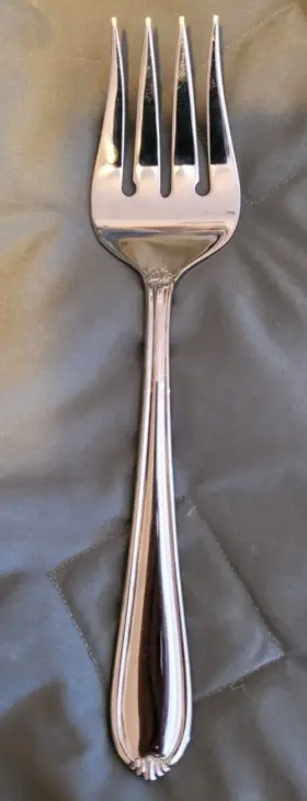 Hsv133 Hampton Silversmiths Hsv233 Cold Meat Serving Fork 8-5/8 Inch Stainless 18/10