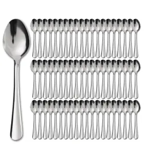 Hansmart 816816028103 120 Pcs Dinner Spoons Set - Windsor Stainless Steel Spoon 7.1 Inch Wit