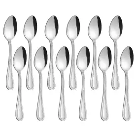 Jgnvw-280 Haware 12-pieces Teaspoons Stainless Steel 7.1 Inches Pearled Edge Small Spoons Cl