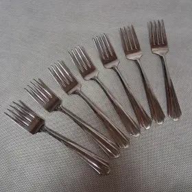Hbc1 Hb Co Salad Forks 7 Stainless Steel 5 7/8 Inch