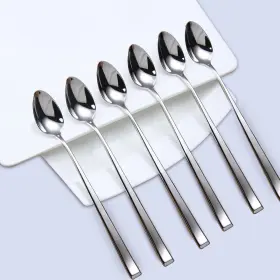 Hissf 791315246442 Iced Tea Spoons Mixing 18/10 Stainless Steel Stirring Set Of #2