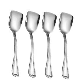 Hissf 972548250473 Ice Cream Spoons Shovel 18/10 Stainless Steel Set Of 4 Dessert