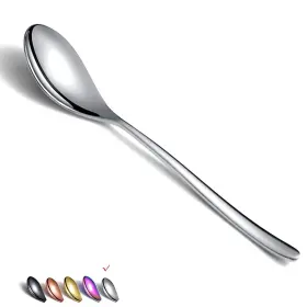 T271s-ds-6p Homquen Dinner Spoons 6 Piece 8.1ftft Stainless Steel Tablespoons Soup Dessert S
