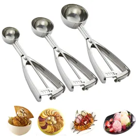 8541981901 Homure H Cookie Scoop Set - #60/1 Tbsp #40/2 #20/ 3tbsp 3 Pcs Scoops F