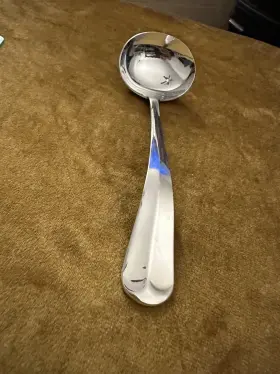 Horchow Hcw1 Gravy Ladle Stainless Center Ridge Flatware Japan Gentlyused