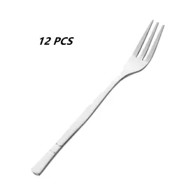 Hosybal 827918341717 Crab Stainless Steel Forks Escargot 3 Prong Tasting Appetizer Por #2