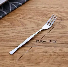 Hosybal 827918341717 Crab Stainless Steel Forks Escargot 3 Prong Tasting Appetizer Por #3