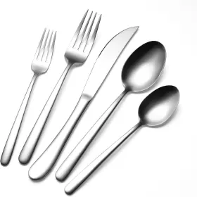 Hx-sl001 Hxankit 40 Pcs Silverware Set Service For 8 Heavy Duty Stainless Silver