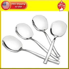 Idomy 445011797786 8-piece Stainless Steel Buffet Serving Spoon Large