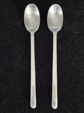 Ikea 10619692 Excellent Condition Sets Of 2 Stainless Data Ice Tea Spoons Gustaf Jahnsson