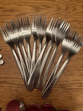223-32 Ikea Fornuft Stainless Steel Flatware 44 Pieces 223 32 Modern Design #3