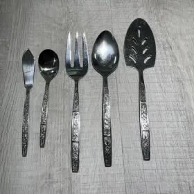 Imperial Imi57 Vintage Iic Stainless Flatware Serving Pieces Lot Of 5