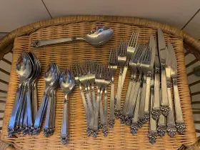 Imi65 Imperial Vintage 50 Piece Stainless Flatware Silverware Japan 18 Cr