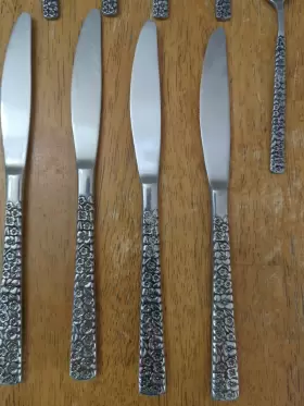 Imi13 Imperial International 14 Stainless Assortment Floral Flatware Japan #2