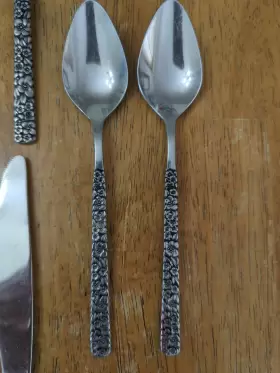 Imi13 Imperial International 14 Stainless Assortment Floral Flatware Japan #3
