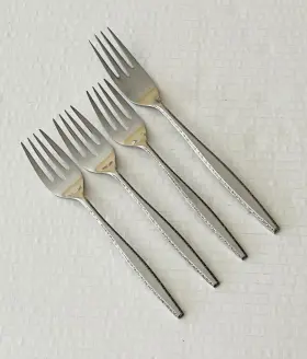 Imi62 Imperial International Stainless Japan 3 Salad Forks And 1 Dinner Fork Mcm
