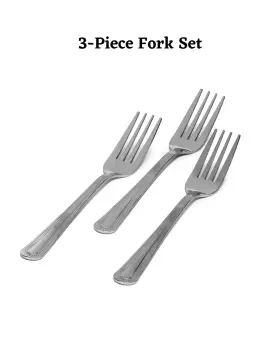 Imu-71111 Imusa 094046711112 Usa 3 Piece Fork Set Silver #3