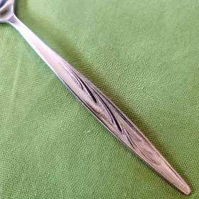 43349 International/ 1847 Rogers Bros 6 Soup Spoons Stainless Sea Island Pattern 7 Inch #2