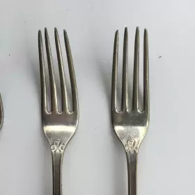 1879 International 1897 Silverplate Rogers Parisian Forks Lot Of Four #3