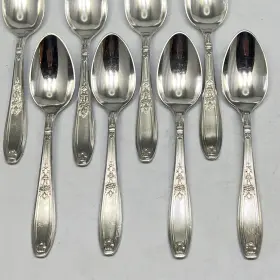 1919 International Silver Flatware Fruit Orange Spoons Silverplate Ambassador 5pc #2