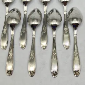 1919 International Silver Flatware Fruit Orange Spoons Silverplate Ambassador 5pc #3
